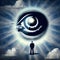 God\\\'s All-Seeing Eye in the Sky, Generative AI Illustration