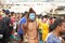 God Shiva Bahurupi roaming the Kolkata Ganga Ghat During Mahalaya Tarpan