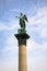 Goddess Concordia on top of the King Wilhelm Jubilee Column Victory Column in the city center, Stuttgart, Germany