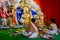 Goddess Durga is being worshipped, West Bengal, India