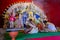 Goddess Durga is being worshipped, West Bengal, India