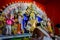 Goddess Durga is being worshipped, West Bengal, India