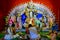 Goddess Durga is being worshipped, West Bengal, India