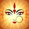 Goddess Durga for Happy Dussehra celebration.