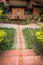 Goddess Lakshmi`s footprints at the entrance of the house. Tihar Deepawali festival and Newari New Year in Kathmandy