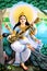 Goddess Saraswati of Knowledge,
