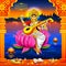 Goddess of Wisdom Saraswati for Vasant Panchami India festival background