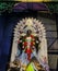 Godess kali in puja pandal of west bengal