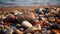 Godly Realistic Close Up Of A Beautiful Beach With Colorful Rocks