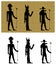 Gods of Ancient Egypt Silhouettes