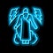 gods ancient greece neon glow icon illustration