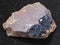 goethite aggregates on limonite rock on dark