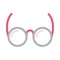 Goggles color line vector icon