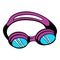 Goggles for swim icon, icon cartoon