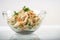 Goi Ga - a flavorful chicken salad made with cabbage, herbs, and a spicy dressing, AI generative