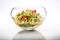 Goi Ga - a flavorful chicken salad made with cabbage, herbs, and a spicy dressing, AI generative