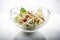 Goi Ga - a flavorful chicken salad made with cabbage, herbs, and a spicy dressing, AI generative
