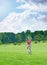 Going for a bike ride in the fresh country air. a young woman cycling in the countryside.