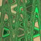 Going green and neon teal zigzag abstract pattern