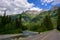 Going-to-the-Sun Road in Glacier National Park, Montana USA