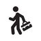 Going to work icon. Trendy Going to work logo concept on white b