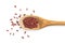 Goji berries on wood ladle