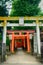 Gojo Tenjin Shinto shrine in Ueno Park, Tokyo, Japan