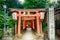 Gojo Tenjin Shinto shrine in Ueno Park, Tokyo, Japan