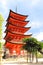 Goju-no-to pagoda of Itsukushima Shrine, Miyajima Island, Japan