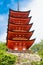 Goju-no-to pagoda of Itsukushima Shrine on Miyajima, Japan