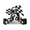 Gokart racing logo