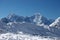 Gokyo mountain village after snowfall, Himalayas, Nepal