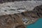 Gokyo village, moraine and glacier lakes