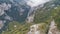 Gola del furlo marche and candigliano river  with  clouds