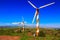 Golan Heights and modern windmills