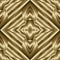 Gold 3d geometric vector seamless pattern. Modern abstract textured golden background. Futuristic tiled ornaments. Surface