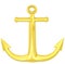 Gold anchor