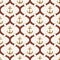 Gold anchor chain grid seamless on beige background. Fashion illustration. Seamless pattern abstract design. Vector