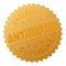 Gold ANTIBIOTIC Badge Stamp