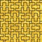 Gold art deco panels - Decorative interior grid