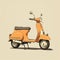 Gold Background Moped: Clean And Simple Designs Inspired By Annibale Carracci