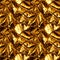 gold background with seamless shiny golden texture with glossy pattern. Generative AI illustration