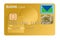 Gold bank card