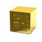 Gold bank safe 3d