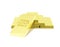 Gold Bar of Aurum, Au Chemical Element Sign Isolated