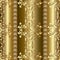 Gold Baroque seamless pattern. Greek ornaments.