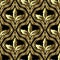 Gold Baroque vector 3d seamless pttern. Textured ornamental gold