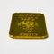 Gold bars, 999 fine gold as a safe investment, oblique view with low depth of field