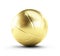 Gold basketball ball