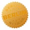 Gold BERLIN Medal Stamp